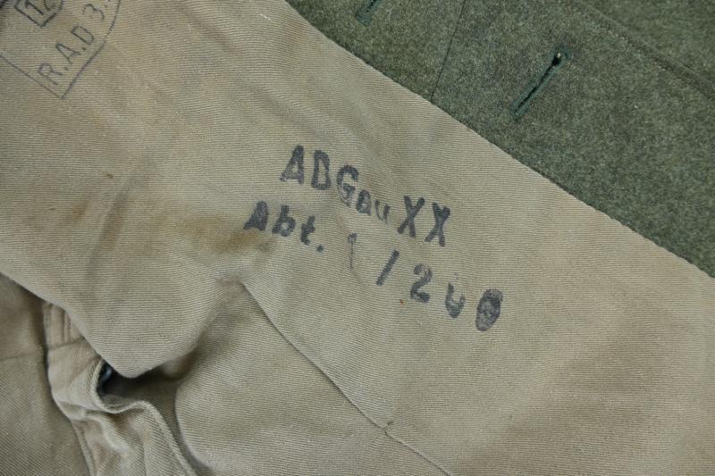 German RAD Feldmeister Tunic District 10/7