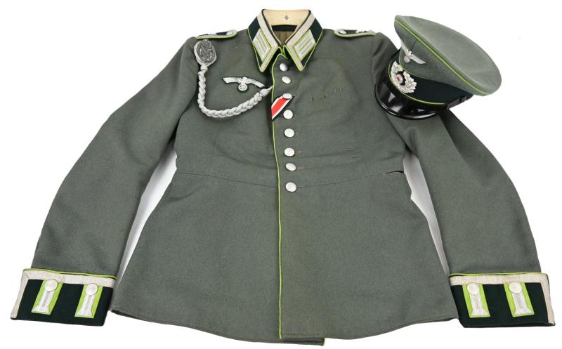 German WH Panzer-Grenadier Parade Tunic and Visor Cap