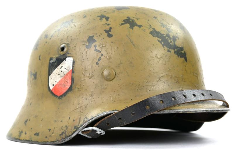 German WH M35 DD Tropical Camo Combat Helmet