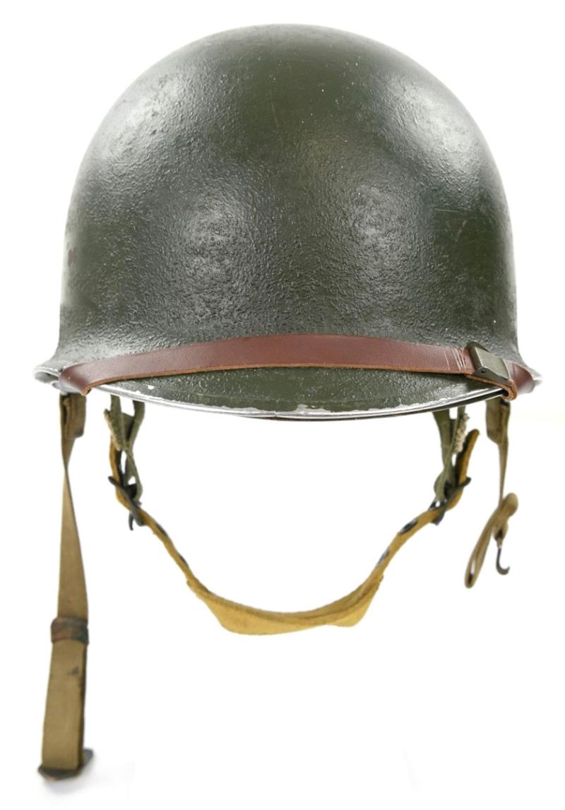 US WW2 82nd Airborne Division 504th Parachute Infantry Regiment Combat Helmet