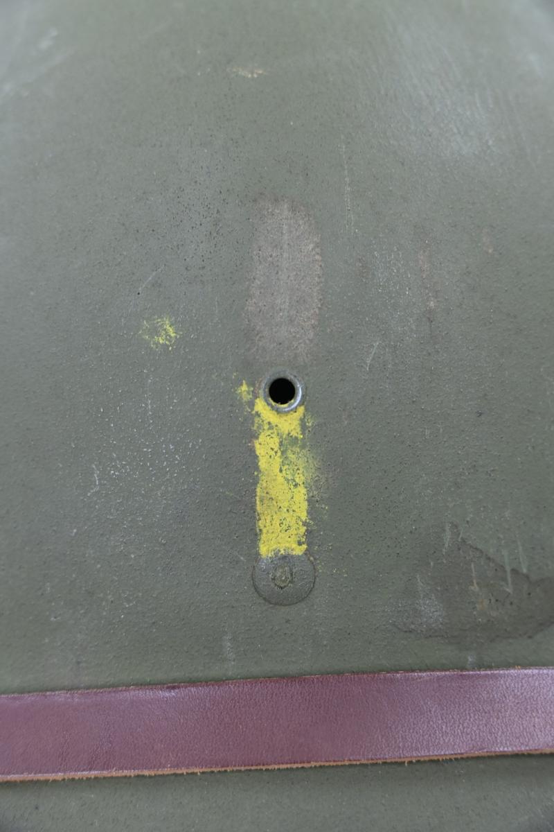 US WW2 82nd Airborne Division 504th Parachute Infantry Regiment Combat Helmet