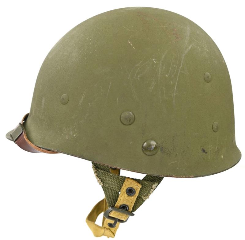 US WW2 82nd Airborne Division 504th Parachute Infantry Regiment Combat Helmet