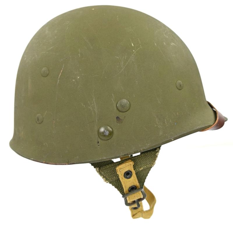 US WW2 82nd Airborne Division 504th Parachute Infantry Regiment Combat Helmet