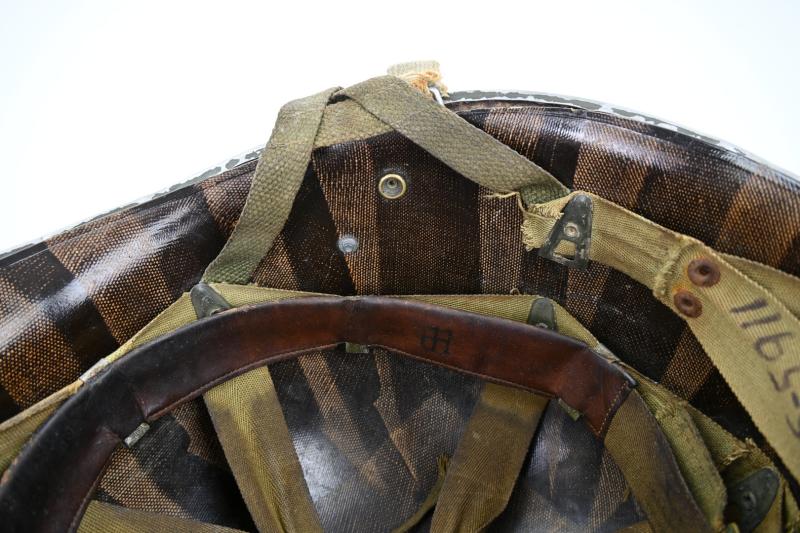 US WW2 Published 82nd Airborne Division 508th Parachute Infantry Regiment Combat Helmet