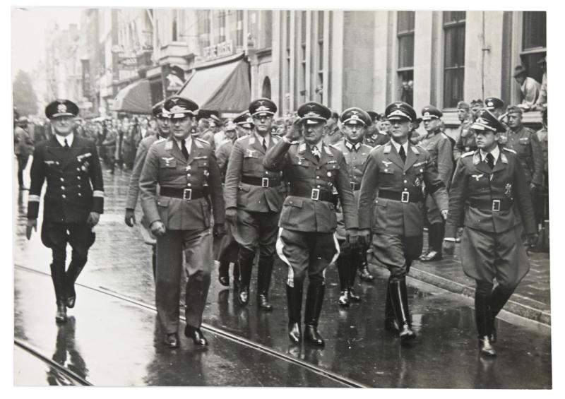 German Parade Press Photo 'General Christiansen in Holland'