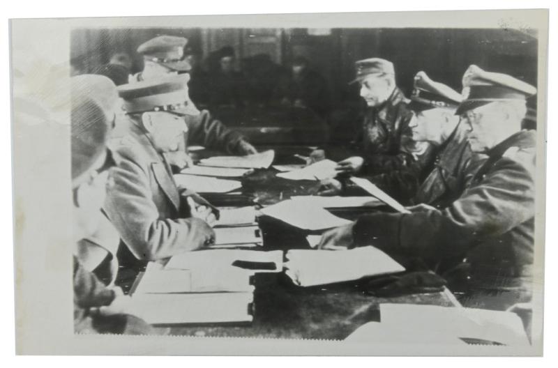 Allied WW2 Press Photo 'German Surrender in Holland'
