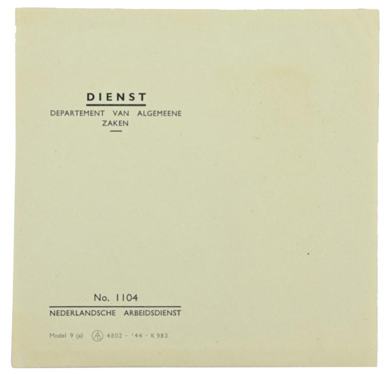 Dutch NAD Paper Form