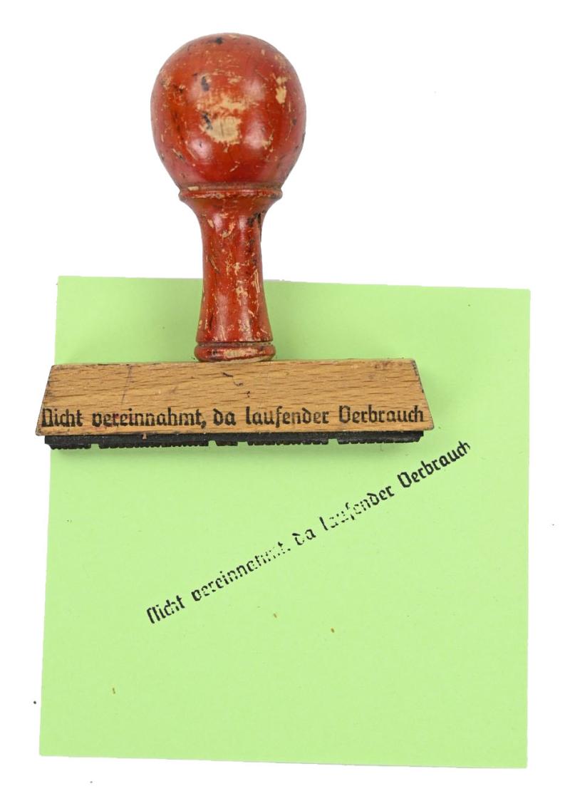 German WH Document Stamp