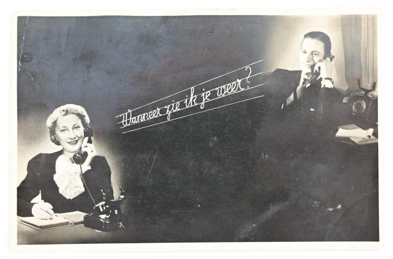 Dutch Postcard to A Dutch Daimler Benz Labor Worker