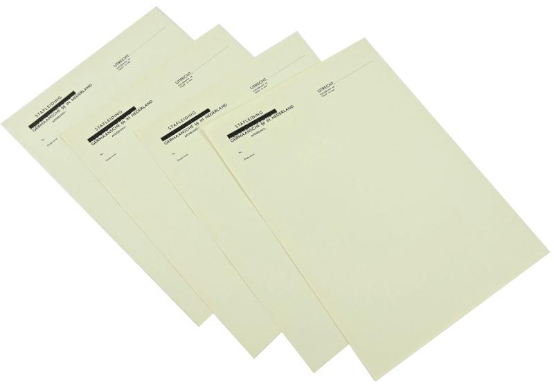 Germaansche SS Blanco Papers