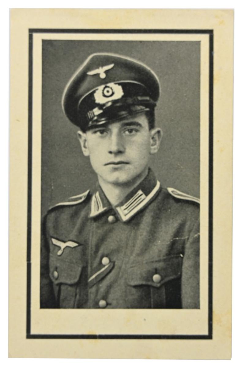 German WH Feldgendarmerie Deathcard