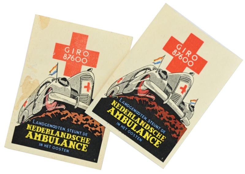 Dutch Support Stamp for the Dutch Ambulance Red Cross on the Eastern Front.