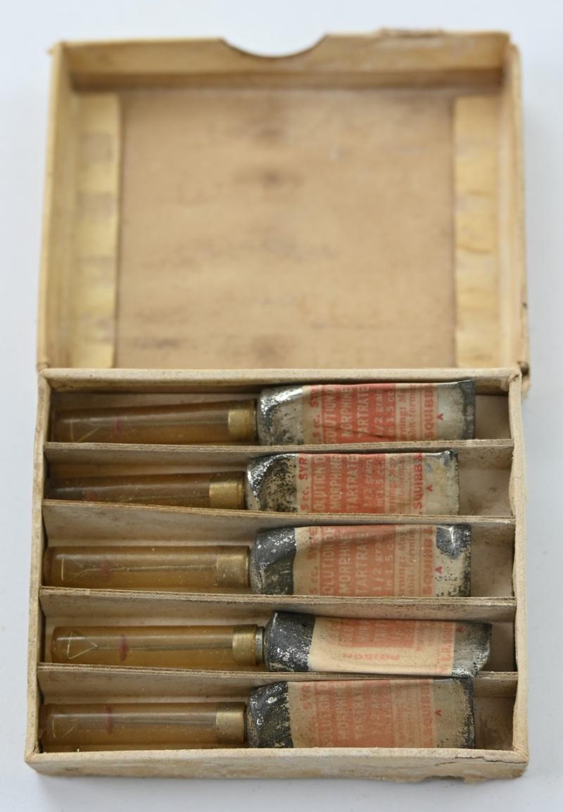 US WW2 Medical Morphine Tartrate Package