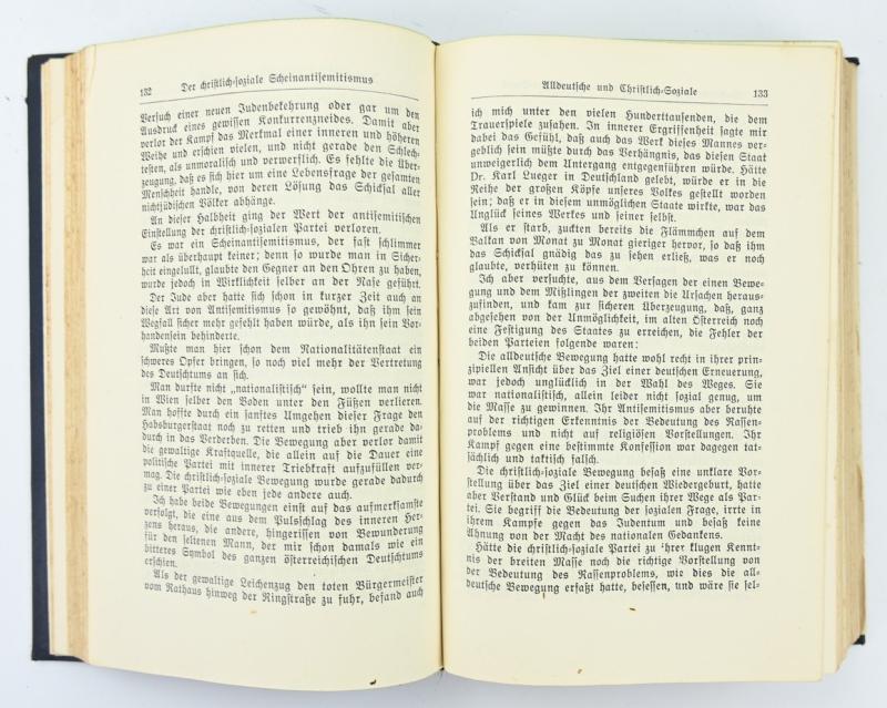 German Adolf Hitler Mein Kampf Book 1933