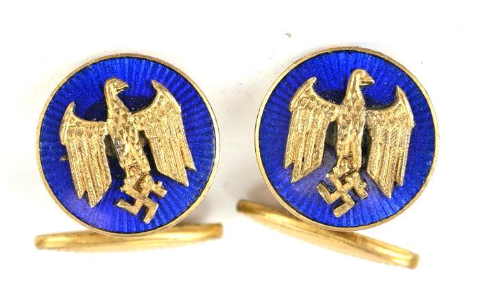 German KM Cufflinks Set