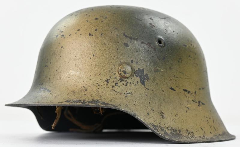 German LW M42 Camo Helmet 'Regiment Hermann Göring'