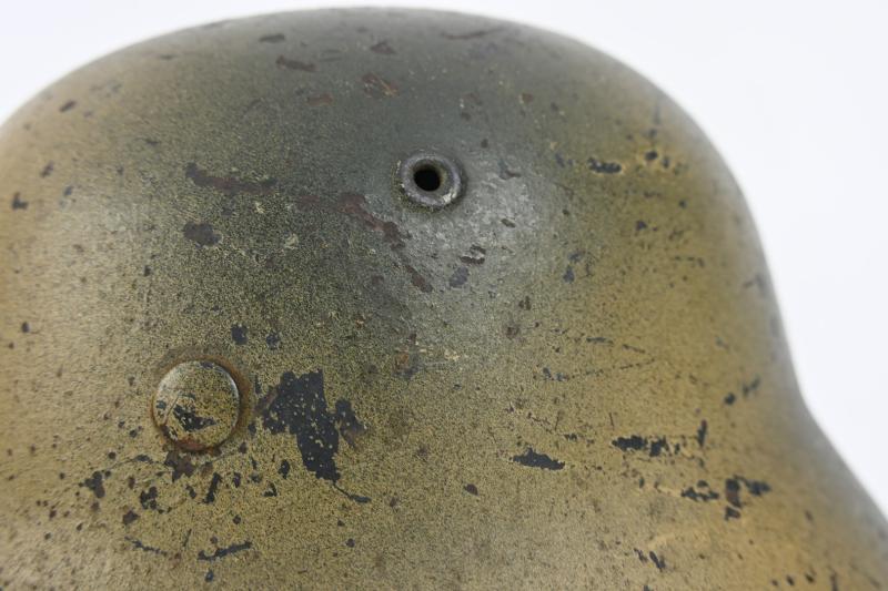 German LW M42 Camo Helmet 'Regiment Hermann Göring'
