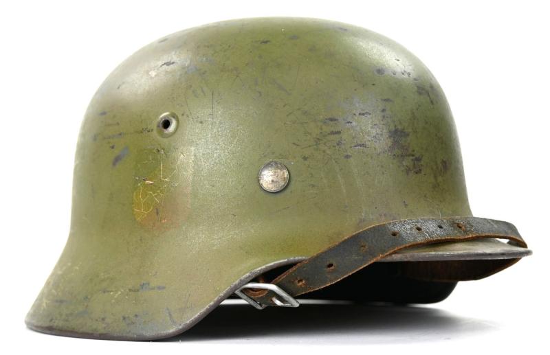German LW M35 Ex DD Camo Combat Helmet