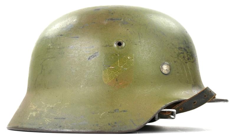 German LW M35 Ex DD Camo Combat Helmet