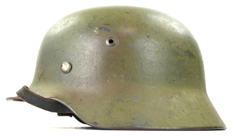 German LW M35 Ex DD Camo Combat Helmet