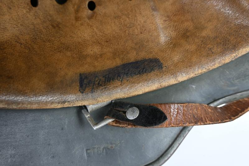 German LW M35 Ex DD Camo Combat Helmet