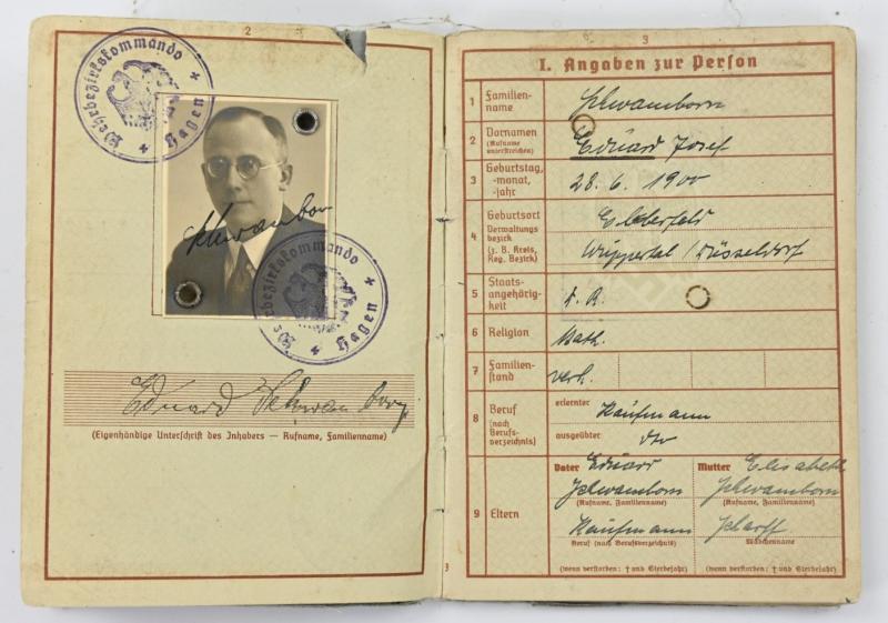 German WH Wehrpass 'Holland May '40'