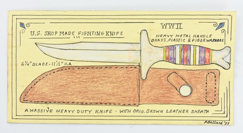 US WW2 Period Fighting Knife