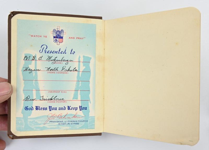 US WW2 5th Army Grouping 'Pvt B.J. Mutzenberger'