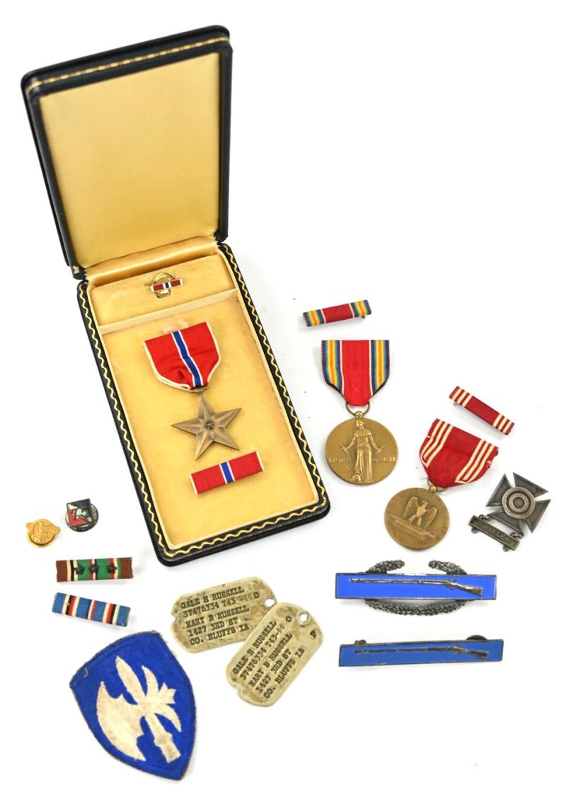 US WW2 Grouping 75th Infantry Division 'Gale H. Russell'