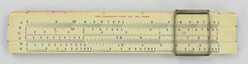 US Silde Ruler 'Earl L. Long' Manhattan Project