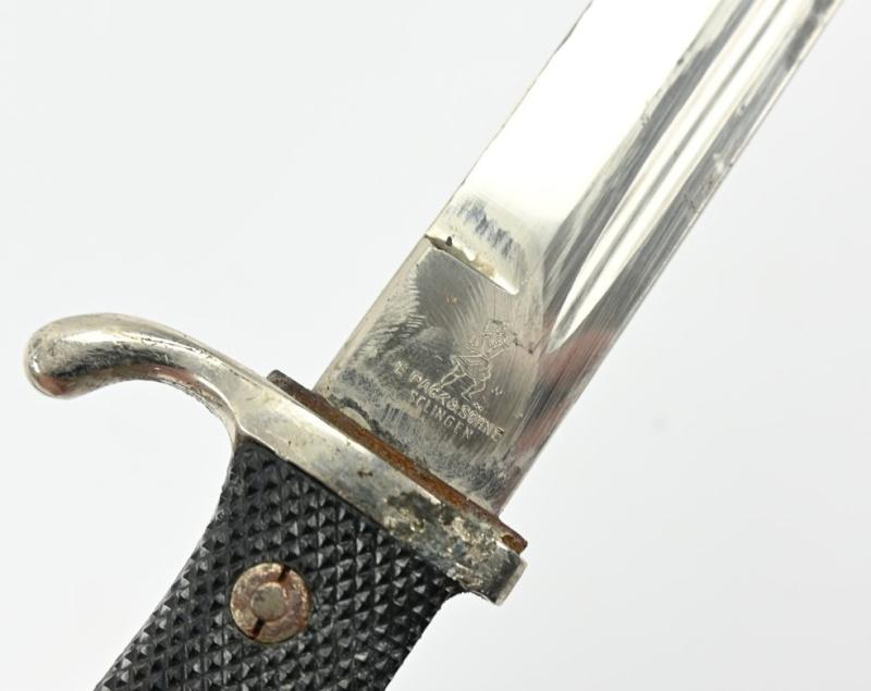 German WH Short K98 Parade Dress Bayonet with Frog