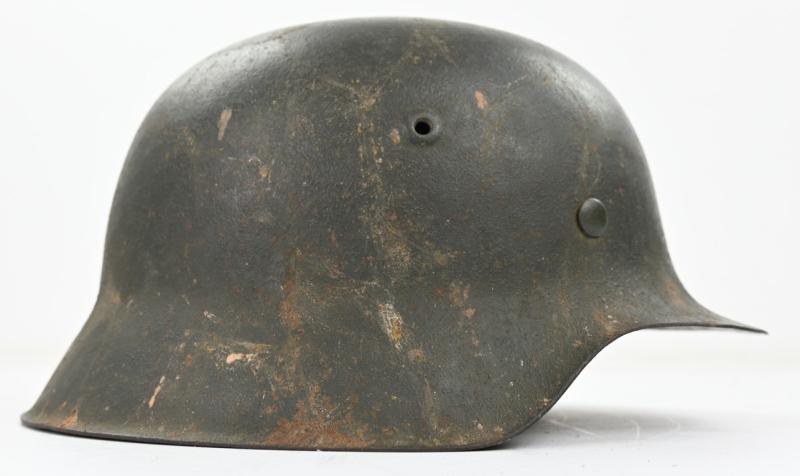 German WH M42 ND Combat Helmet Ex-Chickenwire