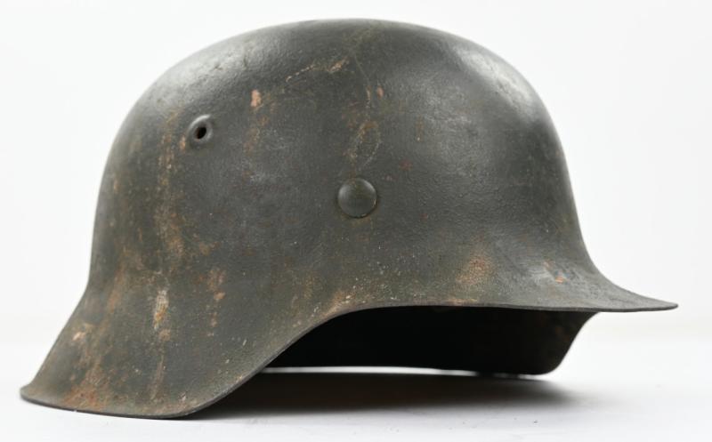 German WH M42 ND Combat Helmet Ex-Chickenwire