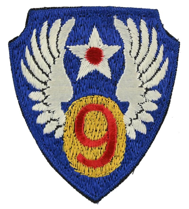 USAAF 9th Air Force SSI British Made
