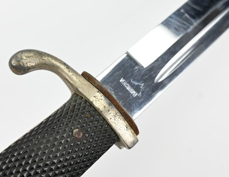 German WH Short K98 Parade Dress Bayonet with Frog and Portopee