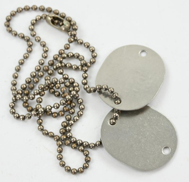 US Navy WW2 Dog-tag set 'William F. Wolff'