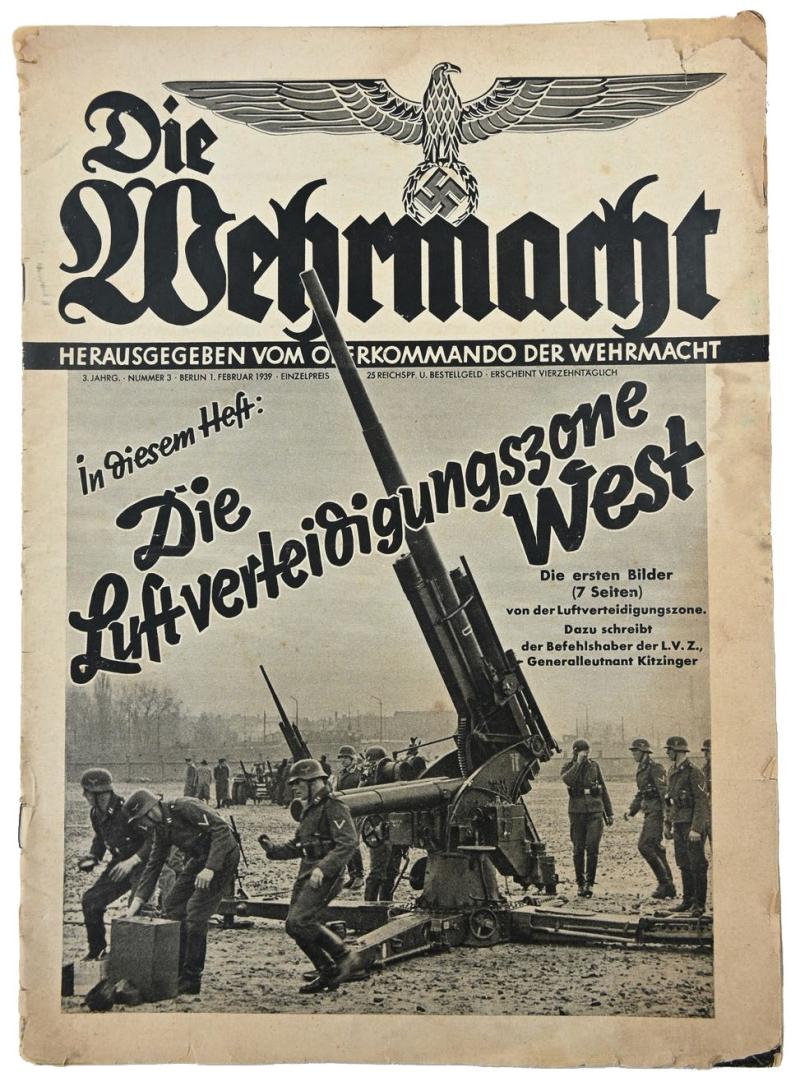 German WH Magazine 'Die Wehrmacht' 1939