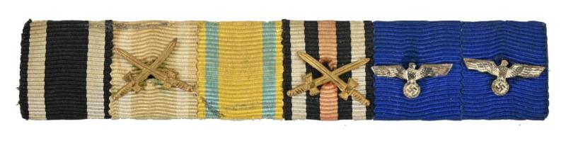 German WH 7 Pieced Ribbon Bar