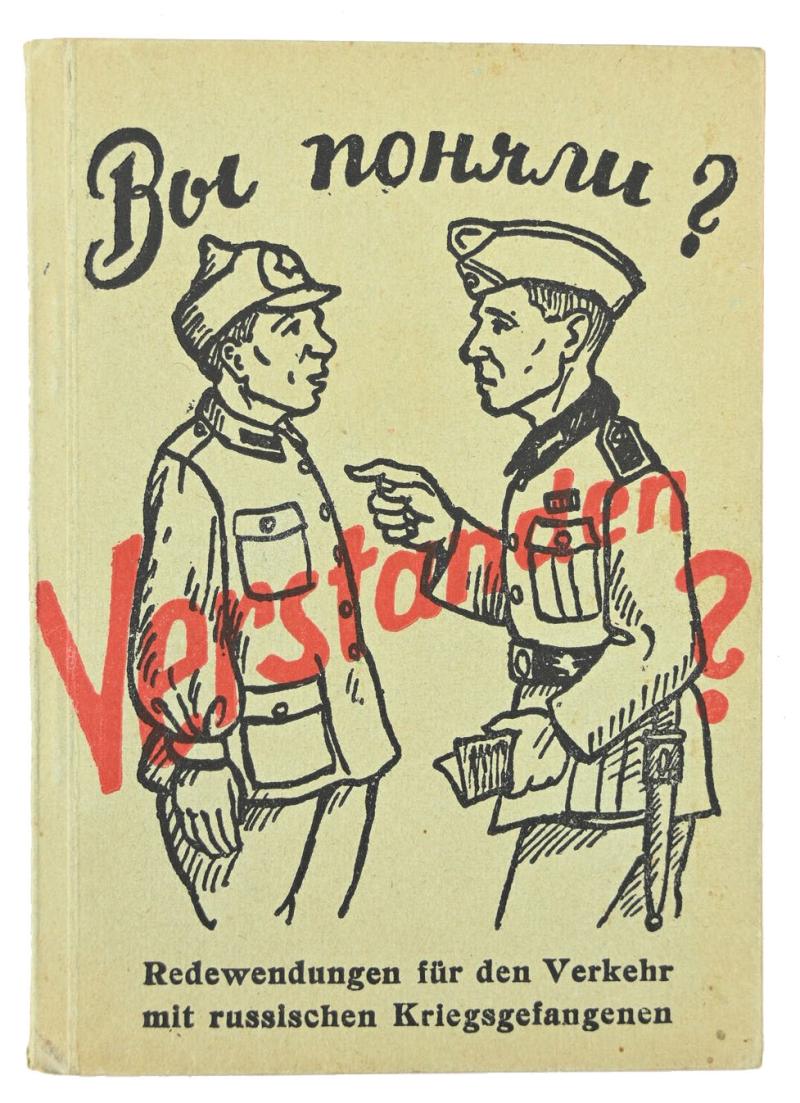 German WH Russian POW Translation Booklet Stalag XII C