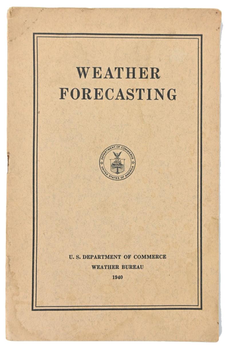 US WW2 Weather Forecasting Manual 1940