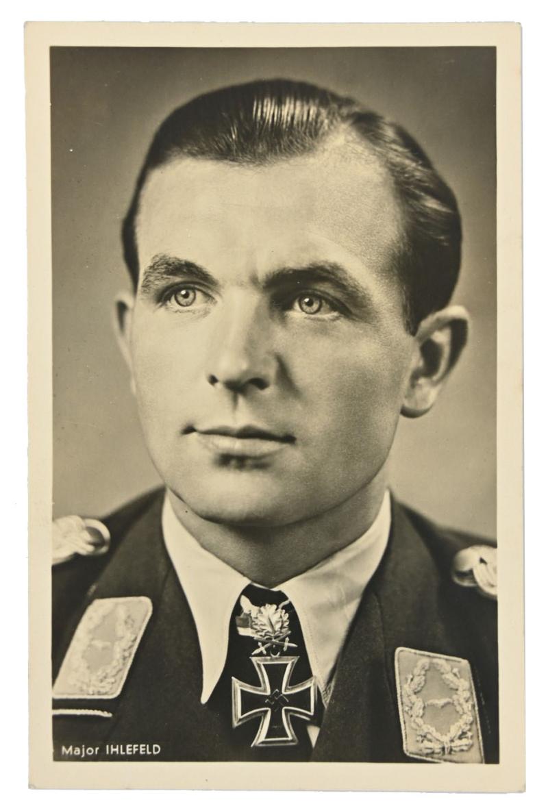 German LW Portrait Picture ''Major Ihlefeld'.