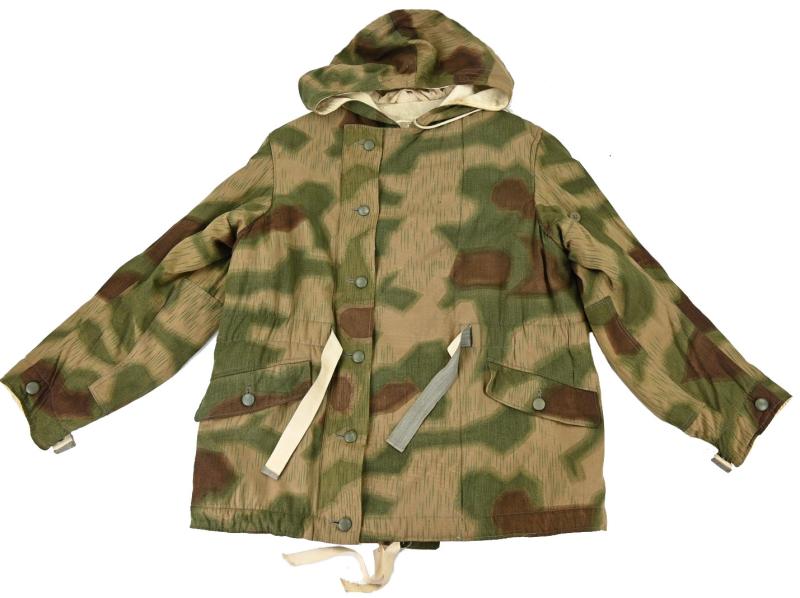 German WH Reversible Water & Tan Winter Parka Jacket
