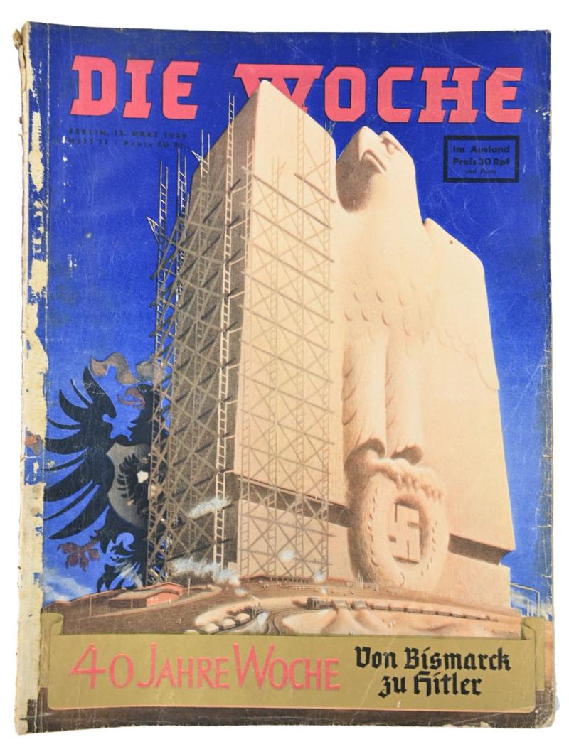 German Third Reich Magazine 'Die Woche' 1940 Special 40 Years Edition