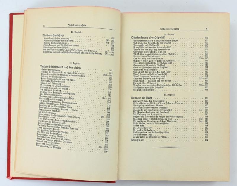 German Adolf Hitler 1927 Edition of 'Mein Kampf'