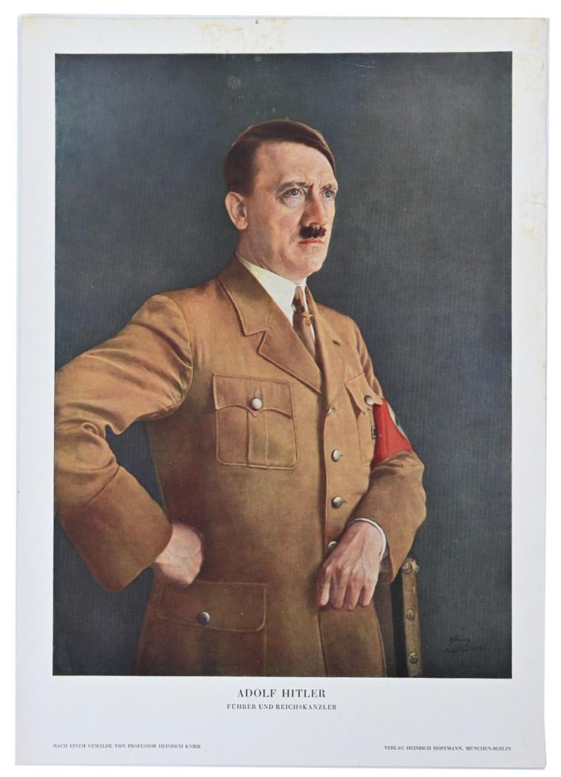 German Adolf Hitler Portrait Print