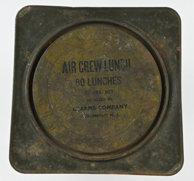 USAAF WW2 Air Crew Lunch Tin Can