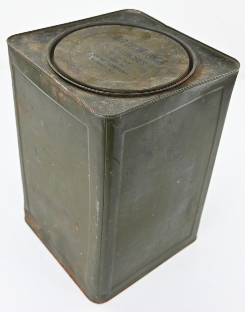 USAAF WW2 Air Crew Lunch Tin Can