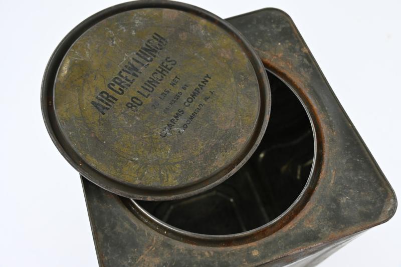 USAAF WW2 Air Crew Lunch Tin Can