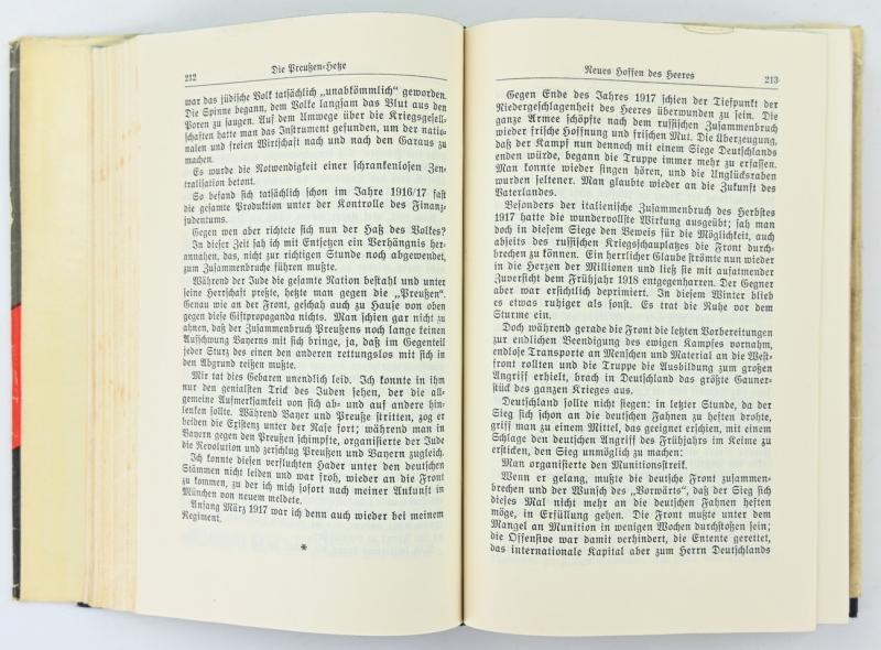 German Adolf Hitler Mein Kampf Book 1936