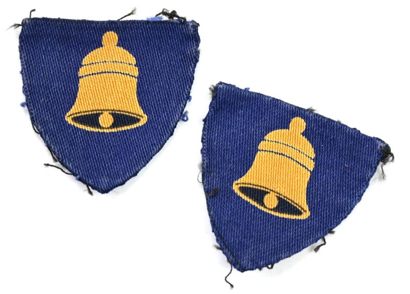 British WW2 South Midland District Formation Patch Set